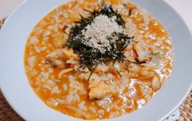 버섯 김치죽韩式香菇蛤蜊泡菜粥