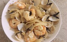 竹笋海白爆炒虾仁