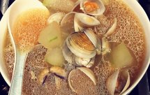 减肥轻食的蛤蜊冬瓜汤！好喝