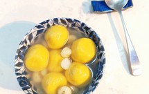 不开裂的南瓜大黄米汤圆