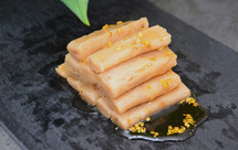 金帝集成灶美食推荐之藕粉桂花糖糕