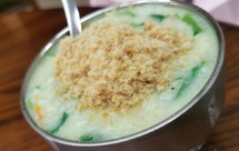 虾米青菜鸡蛋粥（小美版）