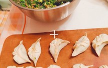 韭菜虾米肉馅饺子