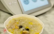 干贝肉丝白菜粥