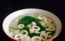 竹荪干贝萝卜汤