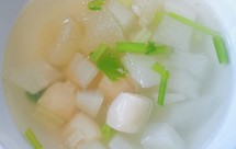 干贝竹荪萝卜汤