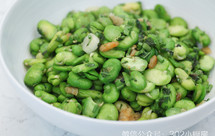 【0589】香椿金钩烧蚕豆<302小厨房>