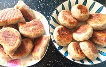 素馅饼（韭菜盒子+槐花馅饼）