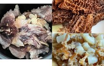 煲汤：羊肚菌冬虫夏草墨鱼排骨汤