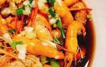 三步完成的酱油河虾