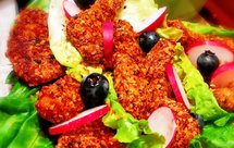 好吃不胖的小麦胚芽烤鸡胸肉条