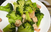 减脂西兰花炒虾