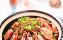 酸菜粉丝北极虾煲