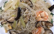 鲜香节瓜虾米粉丝煲