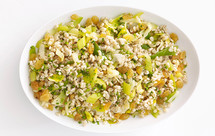 青蒜玉米大麦拌饭