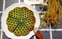 大麦若叶青汁华夫饼