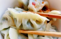 韭菜虾米猪肉饺子~客家口味