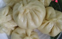 白萝卜虾米皮粉条包子.