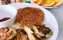 减脂系列7｜一百卡美味萝卜虾米鸡蛋饼