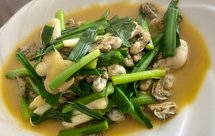 牡蛎（生蚝）炒大蒜