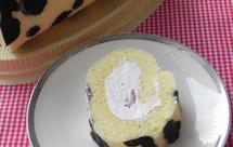 大麦町犬花纹戚风卷