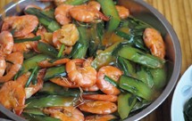 青瓜炒虾（奶奶版）