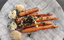 香煎扇贝胡萝卜