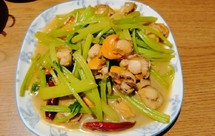 芹菜扇贝肉