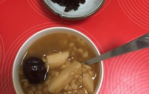 大麦山药红枣粥