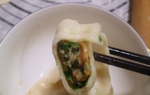 蛤蜊干韭菜猪肉饺子