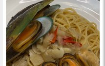 青口贝意大利面