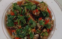 下饭的蒜香青口 海鲜