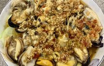 香味馋哭隔壁小区邻居的蒜蓉辣酱烤青口