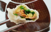 韭菜鸡蛋海虹饺子