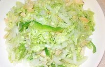 大白菜凉拌干虾