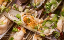 蛏子清洗和清蒸的完美教程