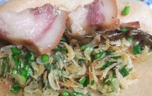 韭菜虾皮儿卷煎饼