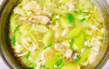 蛏子丝瓜蛋汤 by wqy