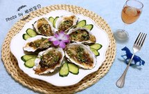 蚝油蒜蓉烤牡蛎