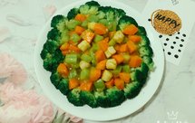 西兰花什锦扇贝柱～～改变日常搭配方式，另加勾芡