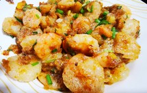 绝！咸蛋黄虾仁