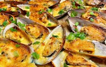 新西兰青口贝 烤扇贝 日式料理店口味 快捷的极致美味