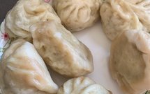 扇贝韭菜鸡蛋馅发面包子