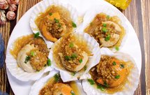 蒜茸粉丝蒸扇贝