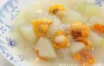 【0761】粉丝扇贝烧冬瓜<302小厨房>