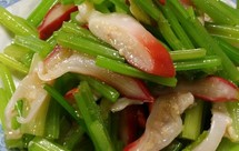 北极贝炝芹菜