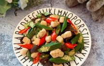 减脂餐/秋葵鲜贝炒鸡胸肉