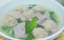 独创～鲜贝丸子汤