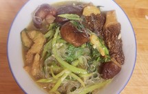 疫情之下∽不浪费∽老白菜叶炖粉丝