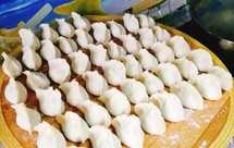 青萝卜虾米皮肉馅儿水饺，萝卜丝去水方法，肉丁香而不腻